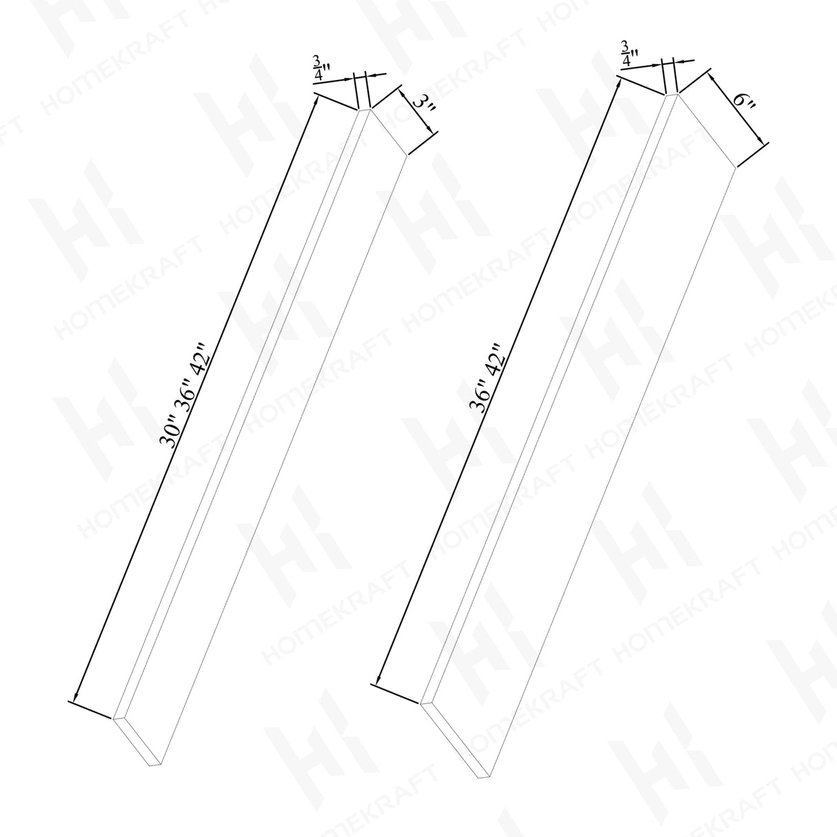3''-6'' Wall Fillers