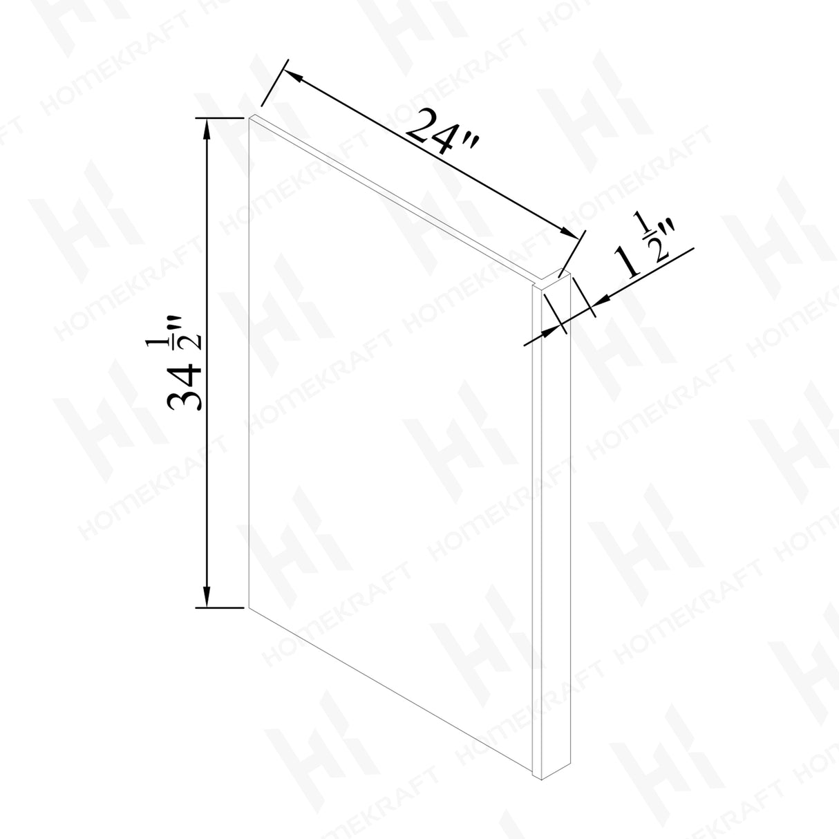 Dishwasher End Panel