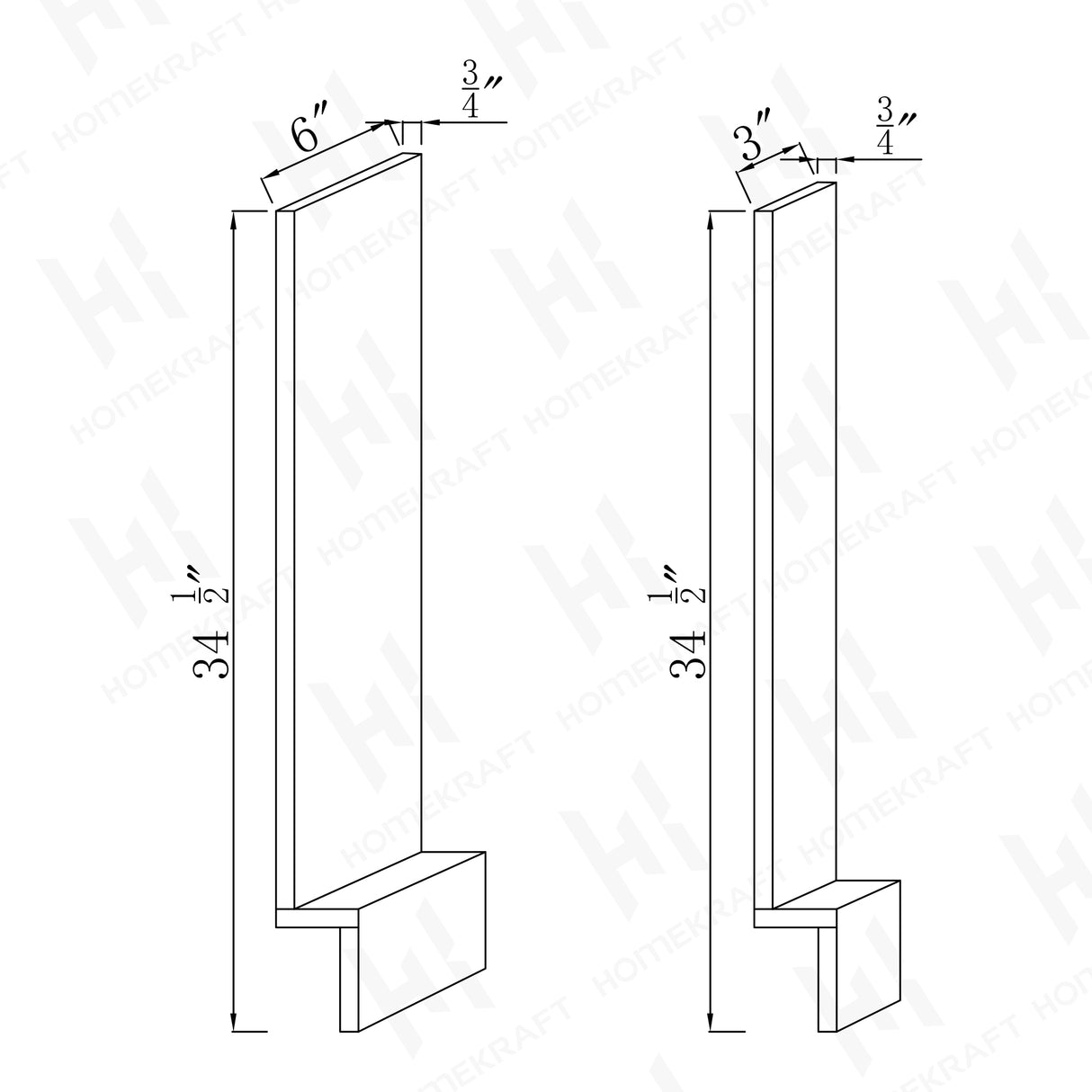 3''-6'' Base Fillers
