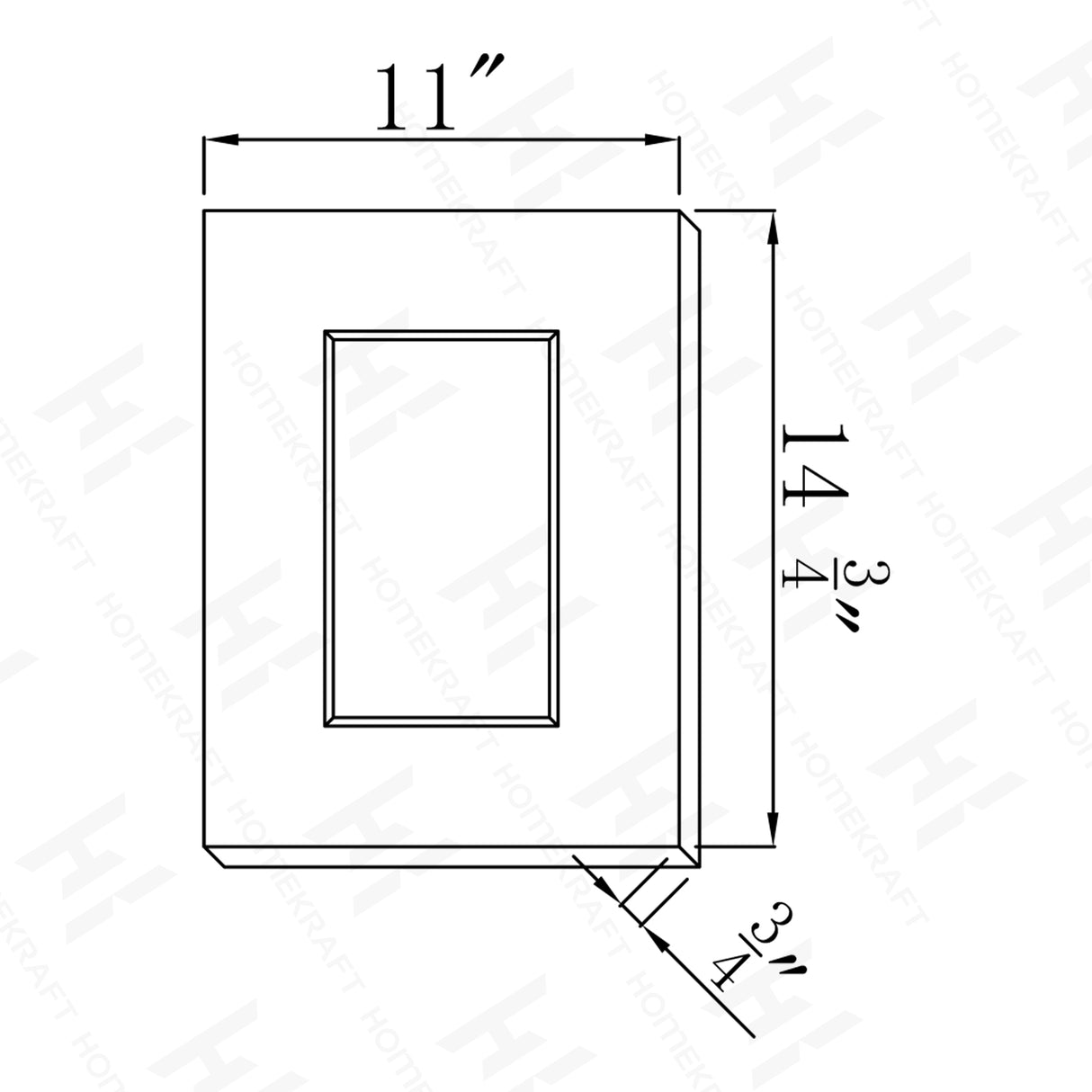 Amber Birch Sample Door