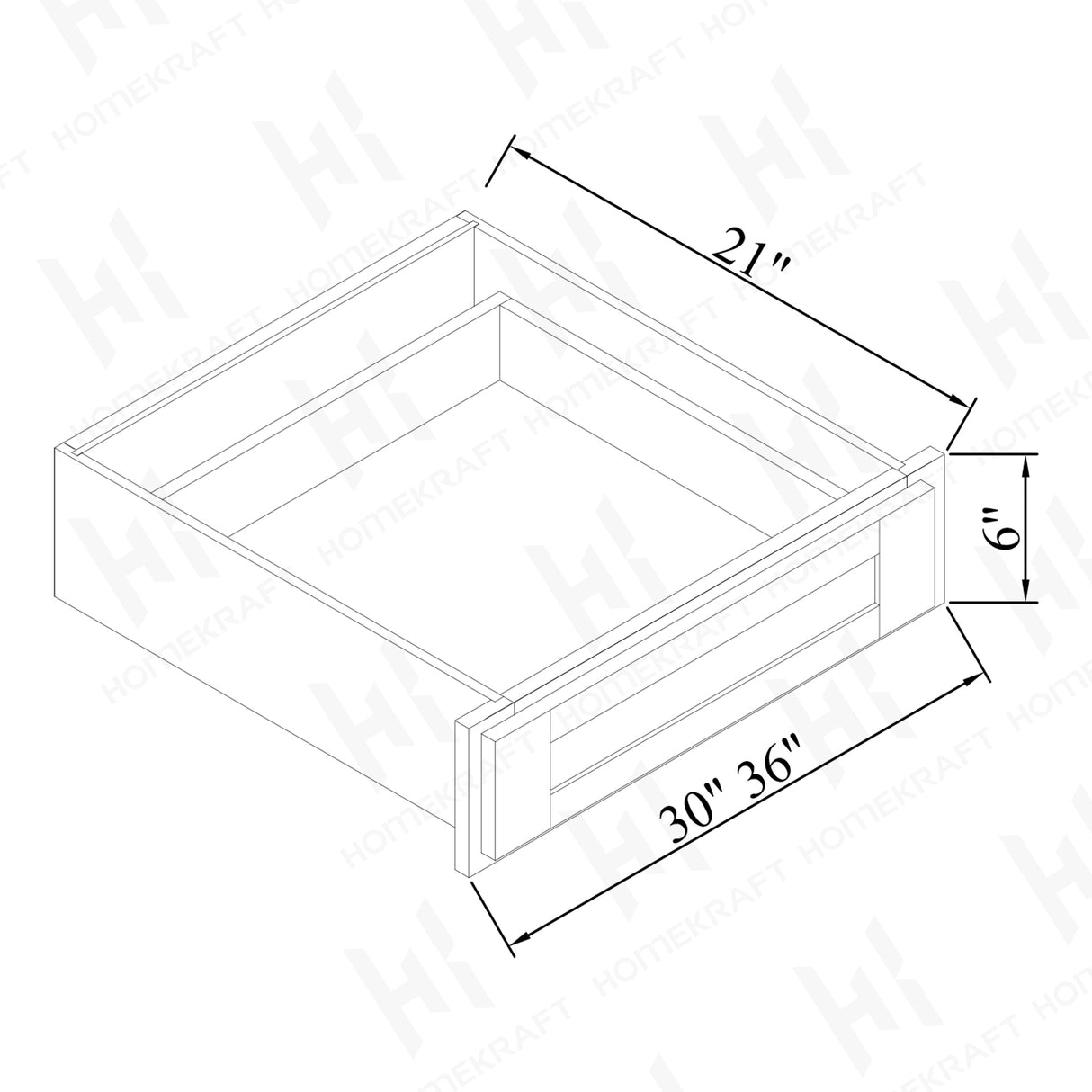 Vanity Knee Drawer